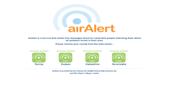 Desktop Screenshot of airalert.info